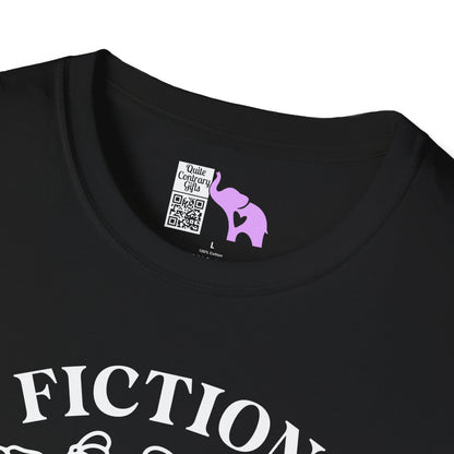 Fiction Addiction (Flowers, Open Book) Adult T-shirt