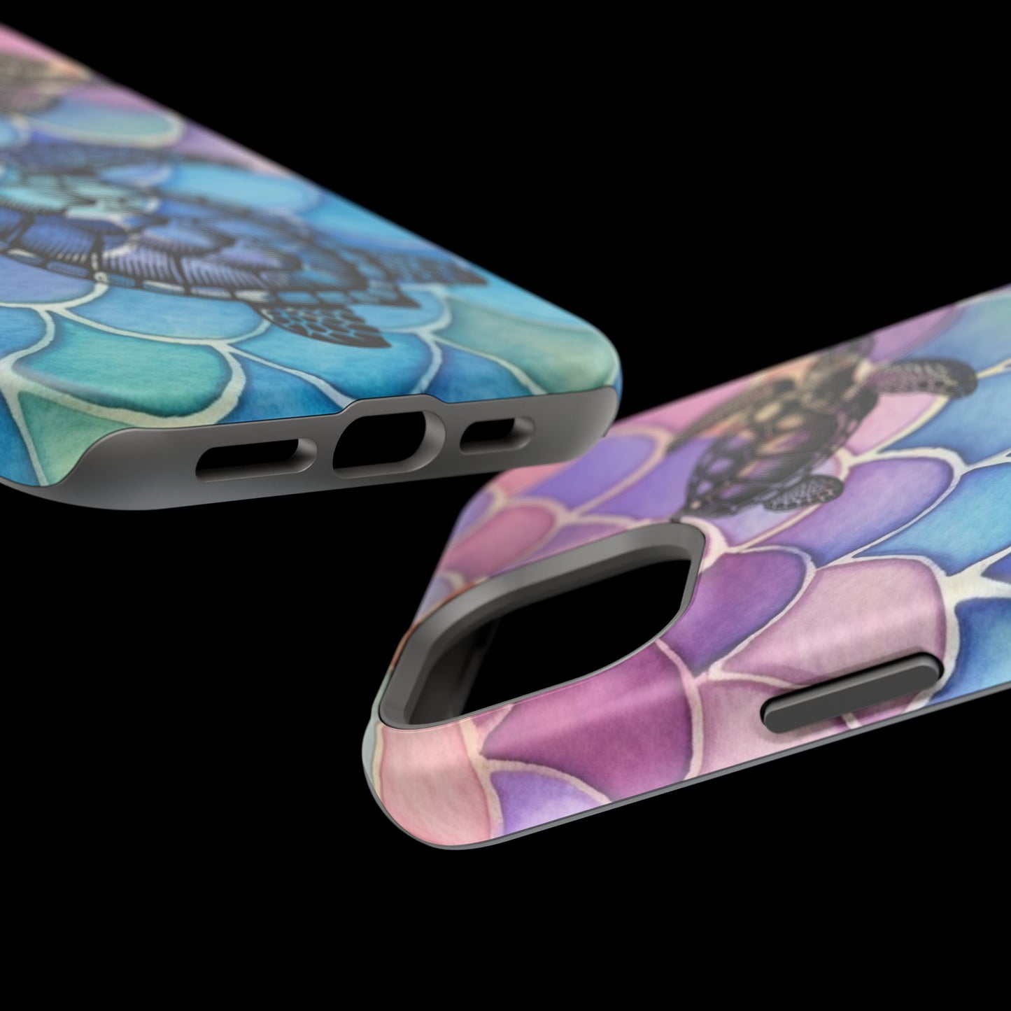 Sea Turtle Silhouette MagSafe® Compatible Tough Case for iPhone