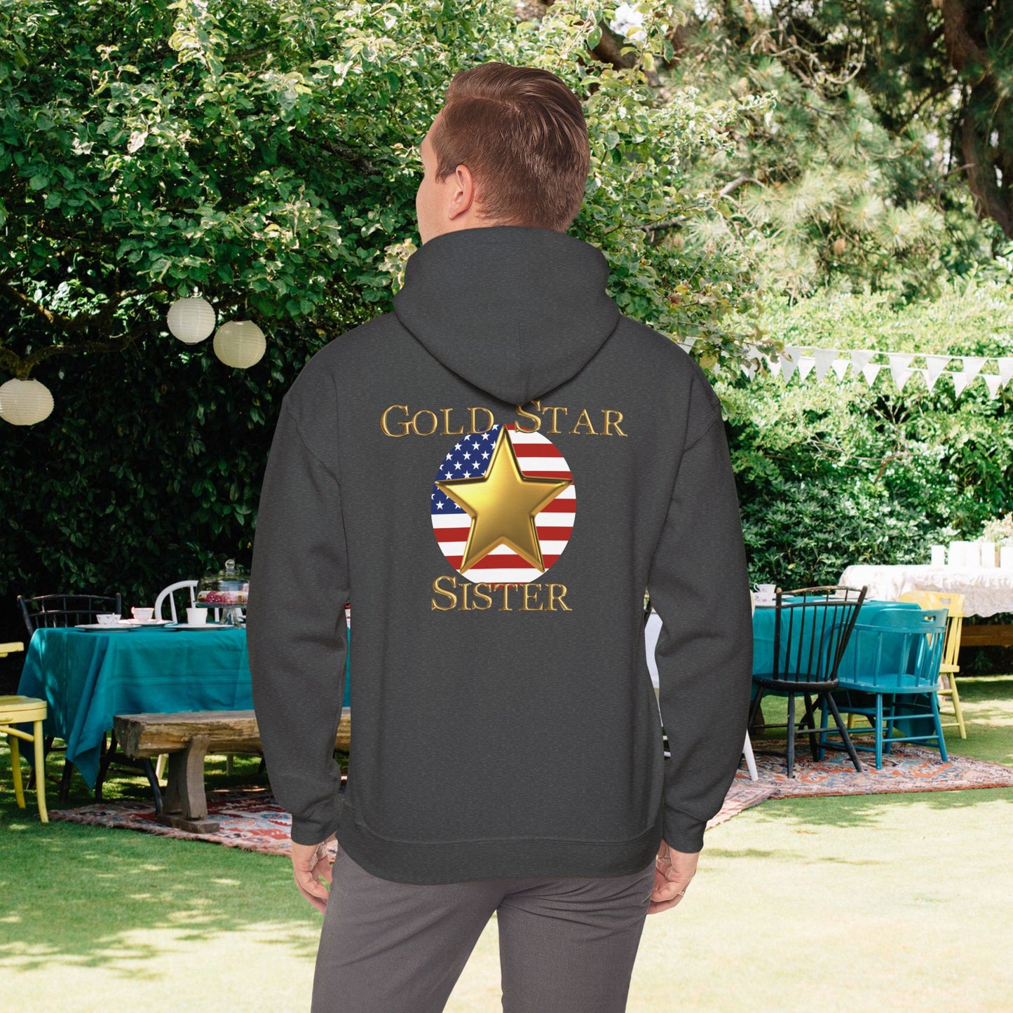 Gold Star Sister Heavy Blend™ Hooded Sweatshirt