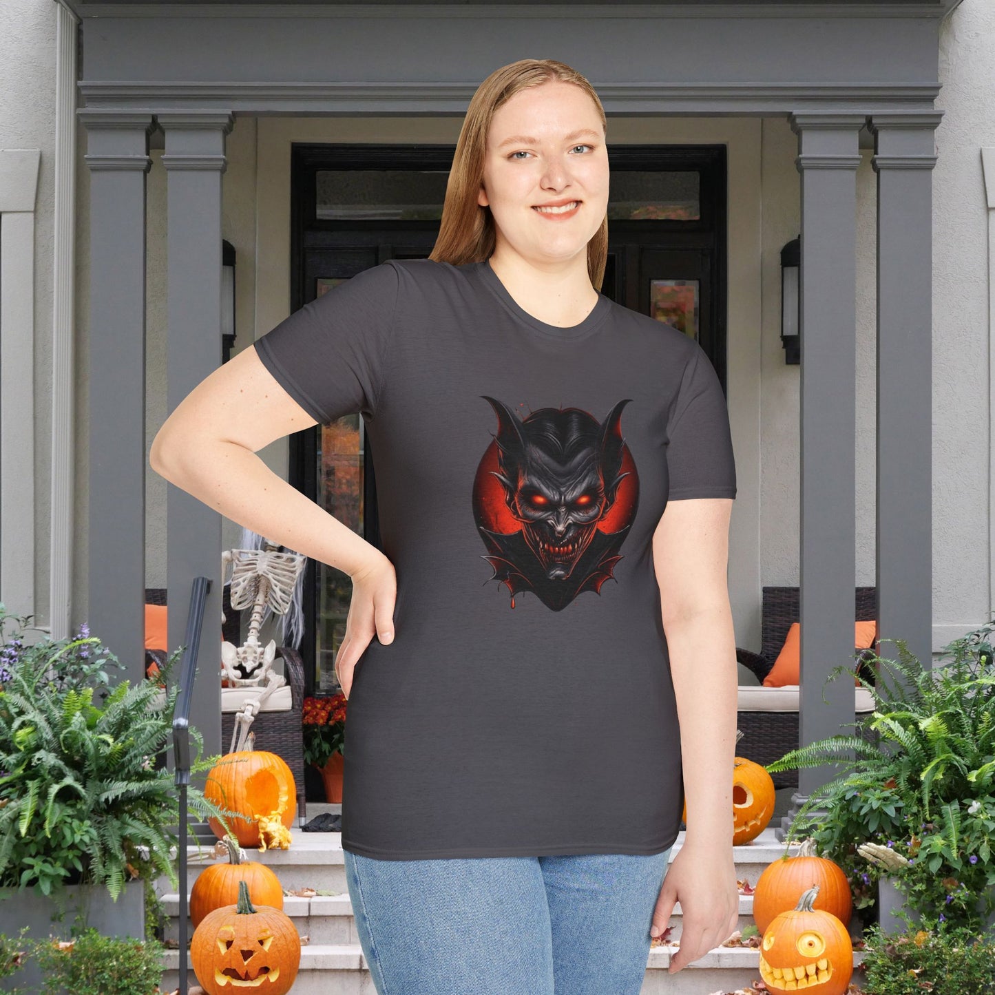 Creepy Demon Adult T-shirt