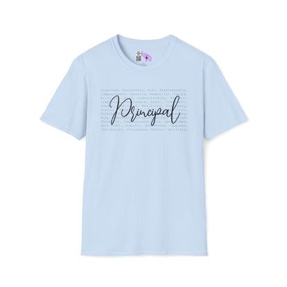 Principal (Descriptive Words) Adult T-shirt