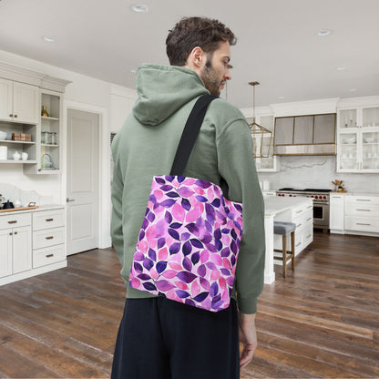 Lilac Serenade Canvas Tote Bag