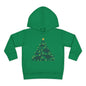 Dinosaur Christmas Tree Toddler Hoodie