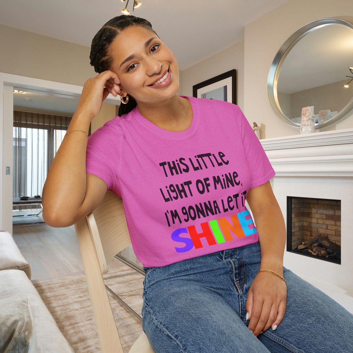 This Little Light of Mine I'm Gonna Let It Shine Adult T-shirt
