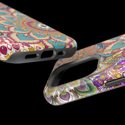 Colorful Mandala MagSafe® Compatible Tough Case for iPhone