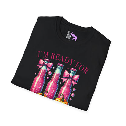 I'm Ready for Beerloween Pink Adult T-shirt