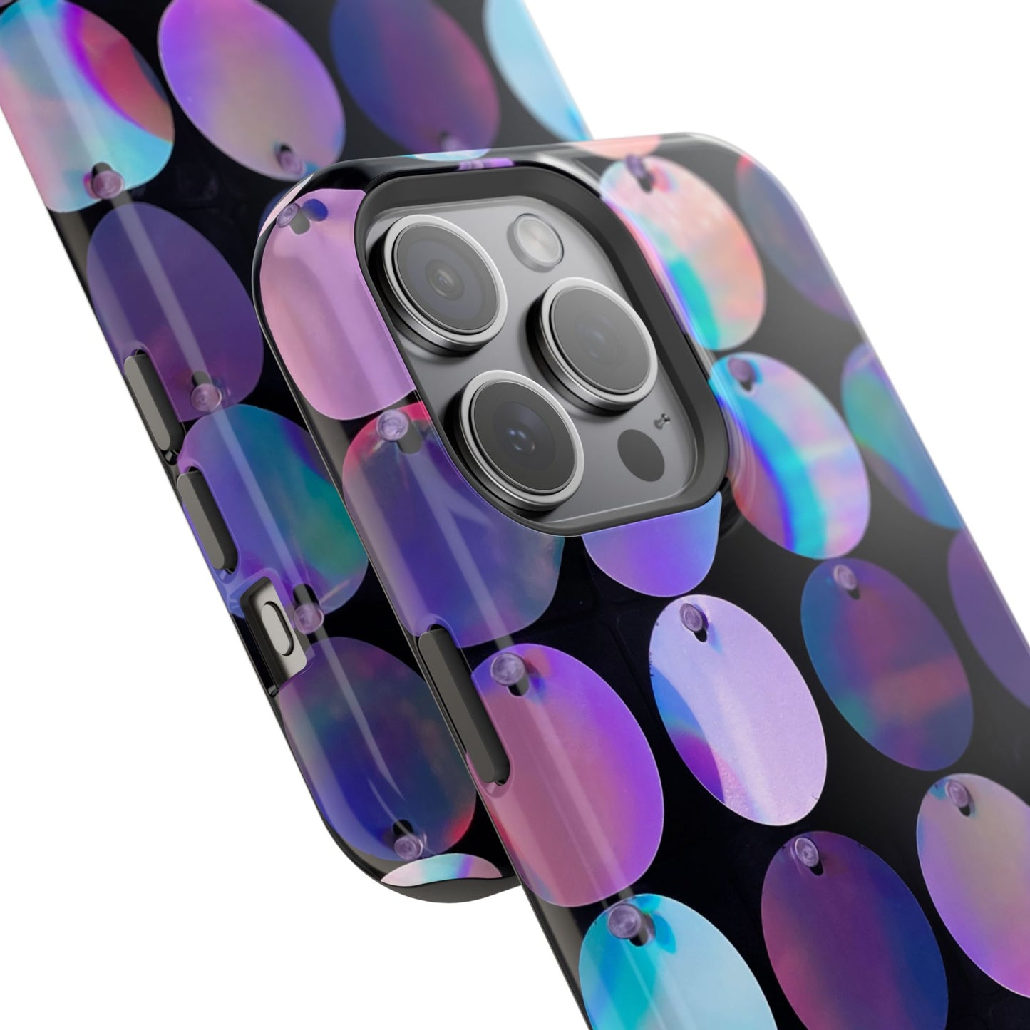 Opal Glow Sequins MagSafe® Compatible Tough Case for iPhone