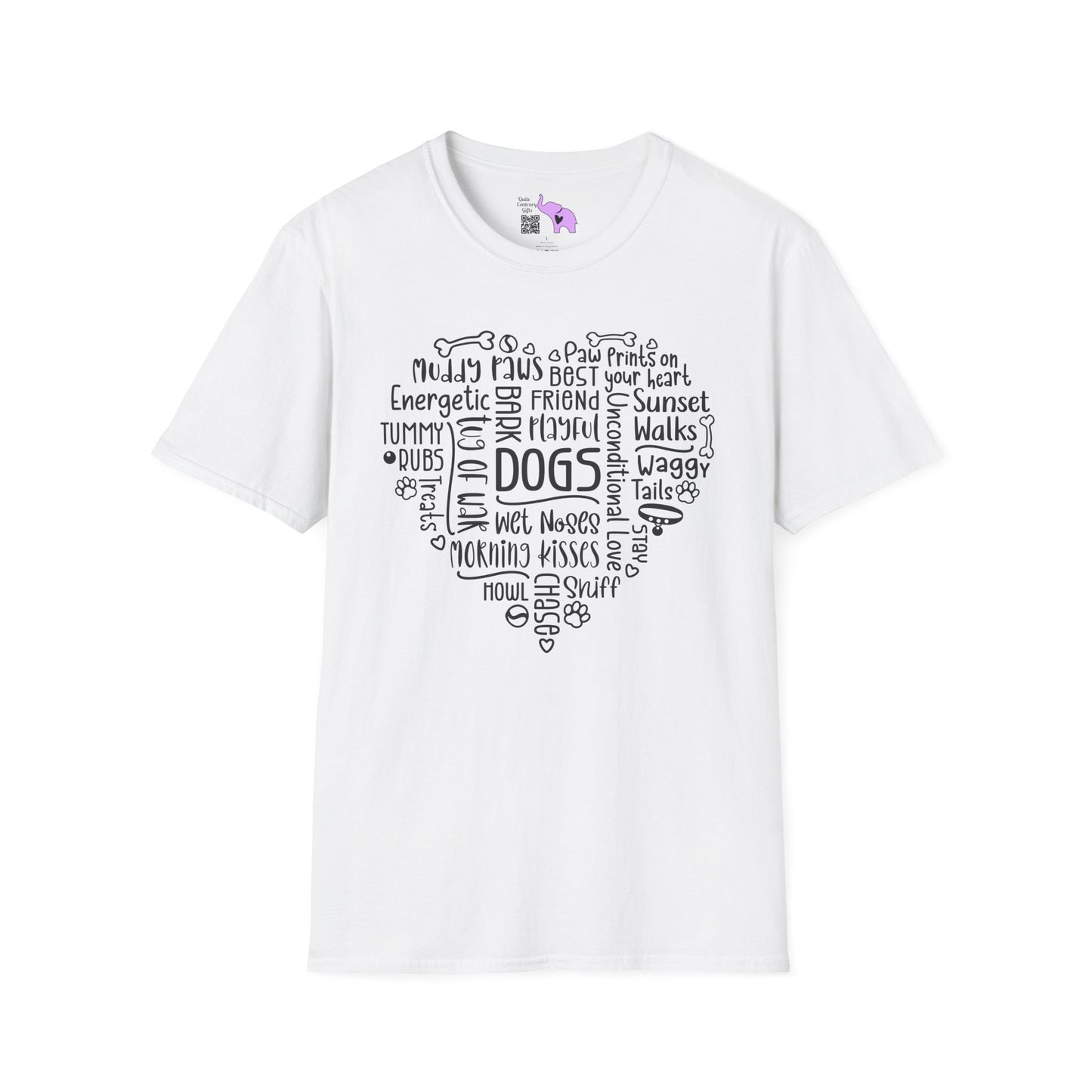 Dogs Heart Adult T-shirt