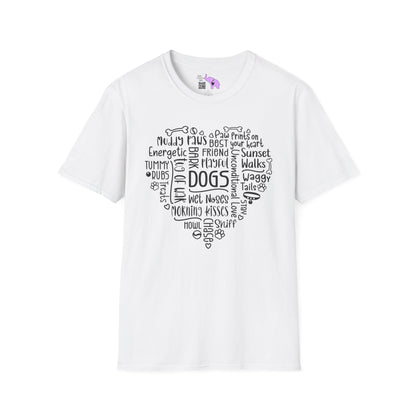 Dogs Heart Adult T-shirt