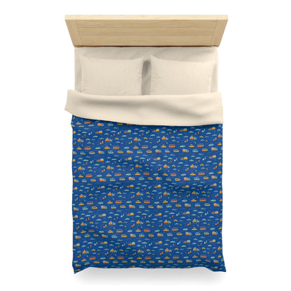Back & Forth Boulevard Microfiber Duvet Cover