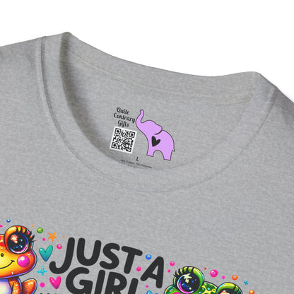 Just A Girl Who Loves Frogs Adult T-shirt