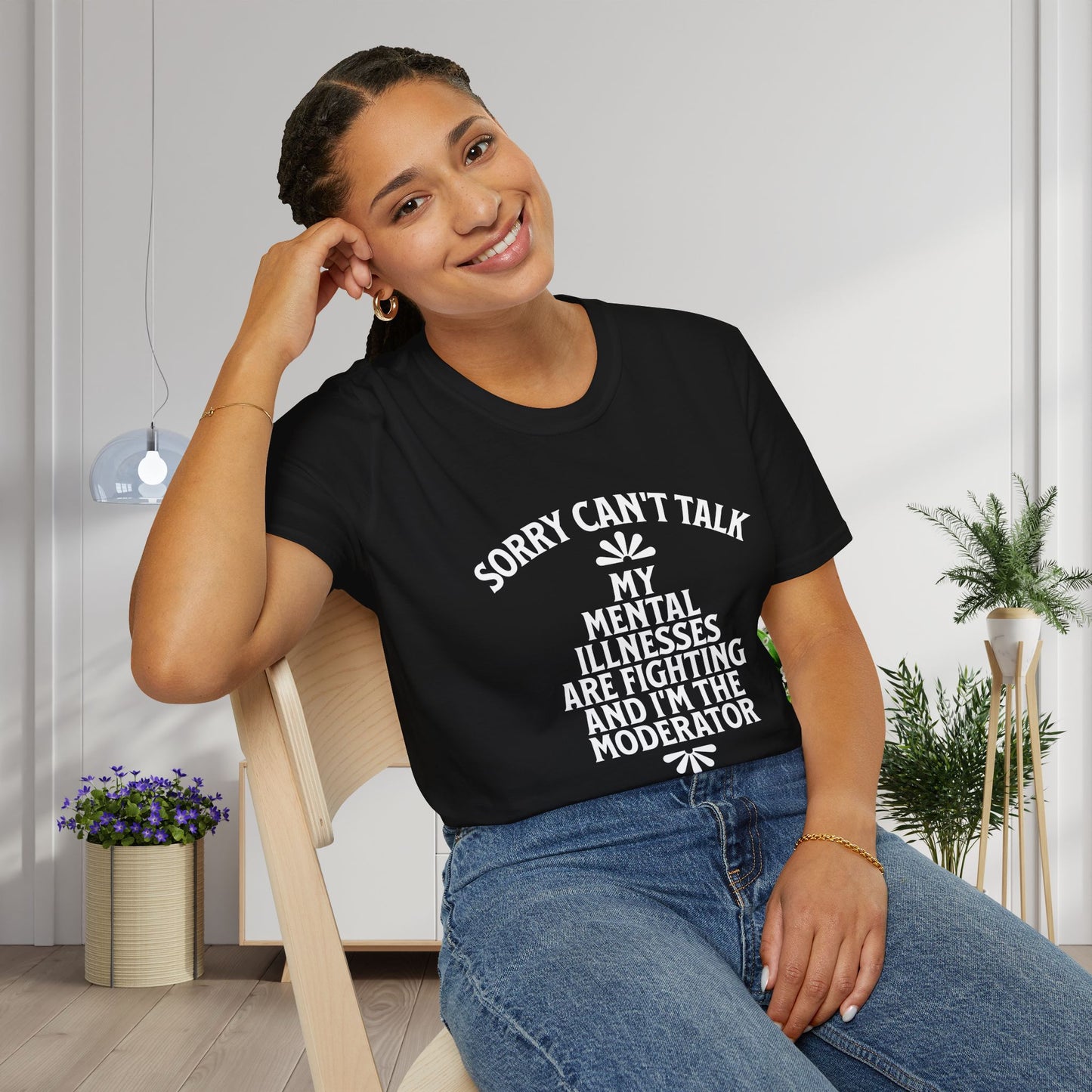 Sorry Can't Talk... Adult T-shirt