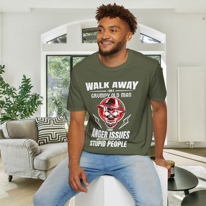 Walk Away I Am A Grumpy Old Man... Adult T-shirt
