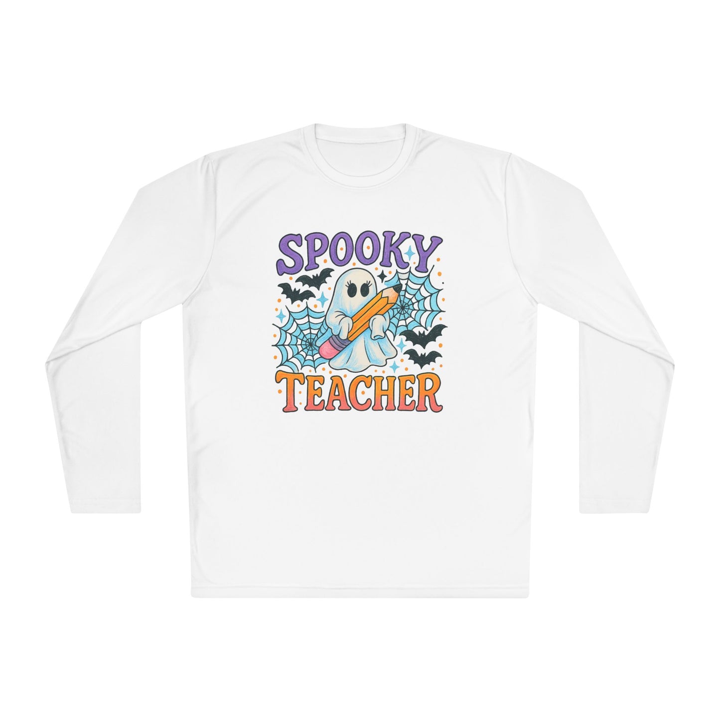Spooky Teacher Adult Long Sleeve Tee