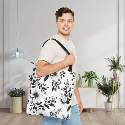 Garden Sketch Canvas Tote Bag