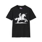 Bigfoot Rides A Unicorn Adult T-shirt