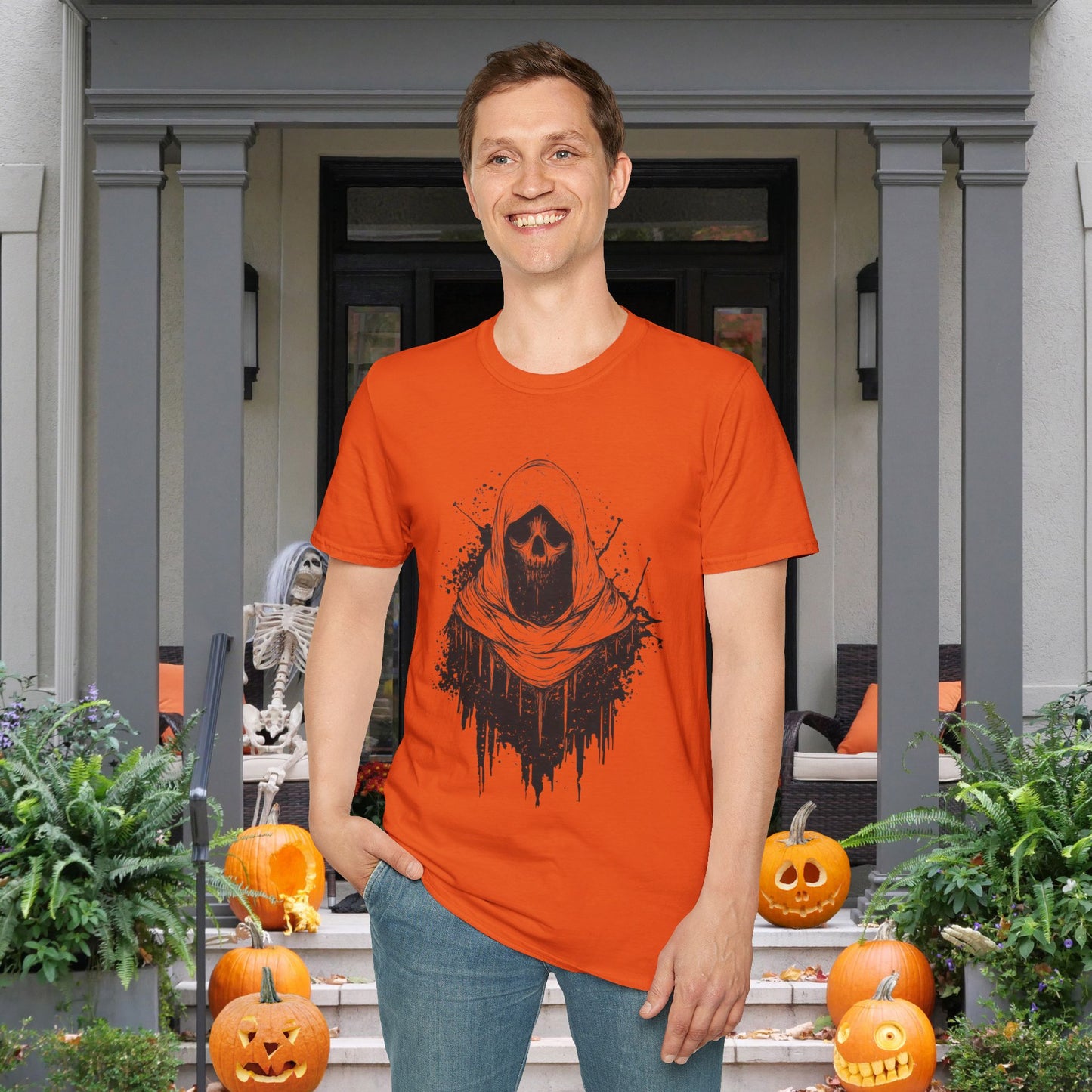 Creepy Ghost Adult T-shirt