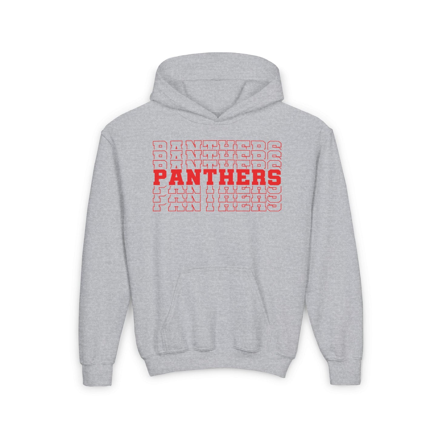 Panthers (Stacked) Youth Heavy Blend Hoodie