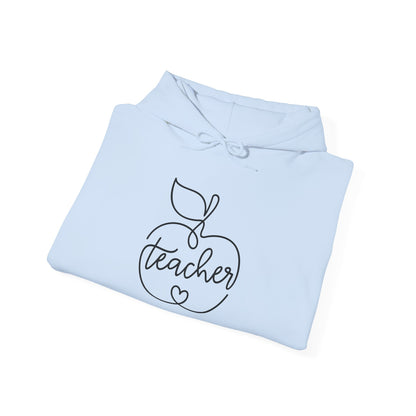 Teacher w/Apple Heavy Blend™ Hooded Sweatshirt
