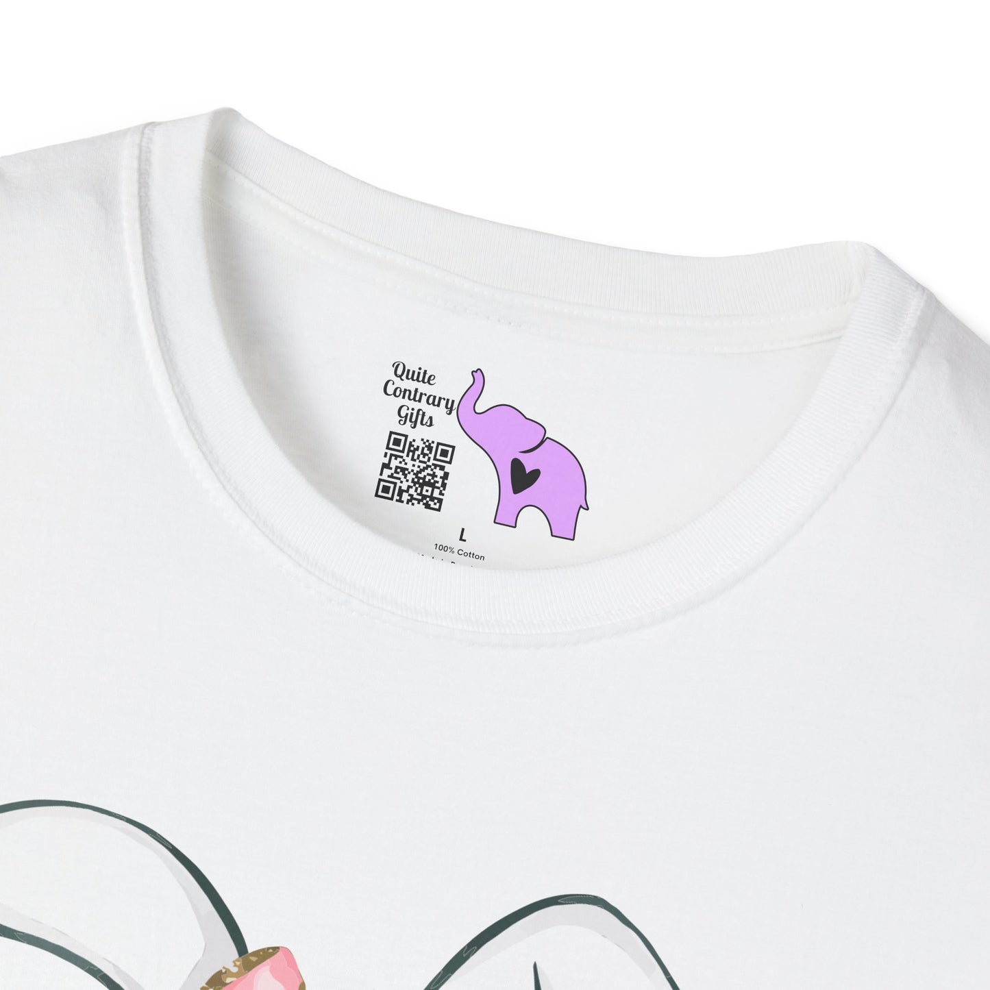 Happy Easter (Bunny Tail) Adult T-shirt