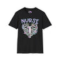 Nurse (Ribs & Flowers) Adult T-shirt
