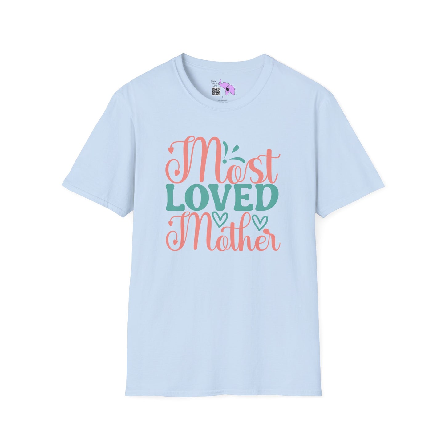 Most Loved Mother Adult T-shirt