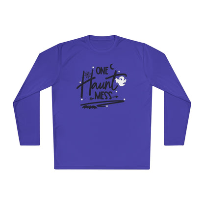 One Haunt Mess Adult Long Sleeve Tee