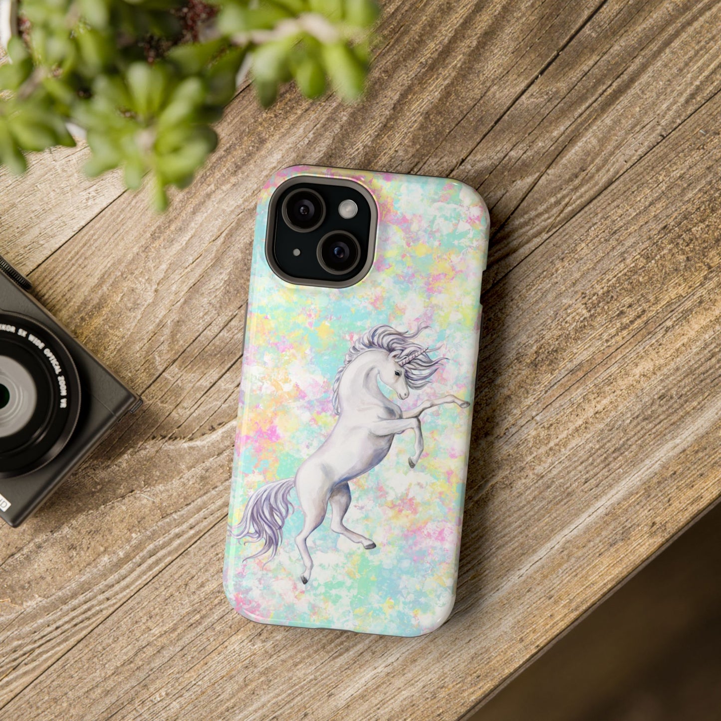 Pastel Pegasus MagSafe® Compatible Tough Case for iPhone