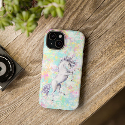 Pastel Pegasus MagSafe® Compatible Tough Case for iPhone