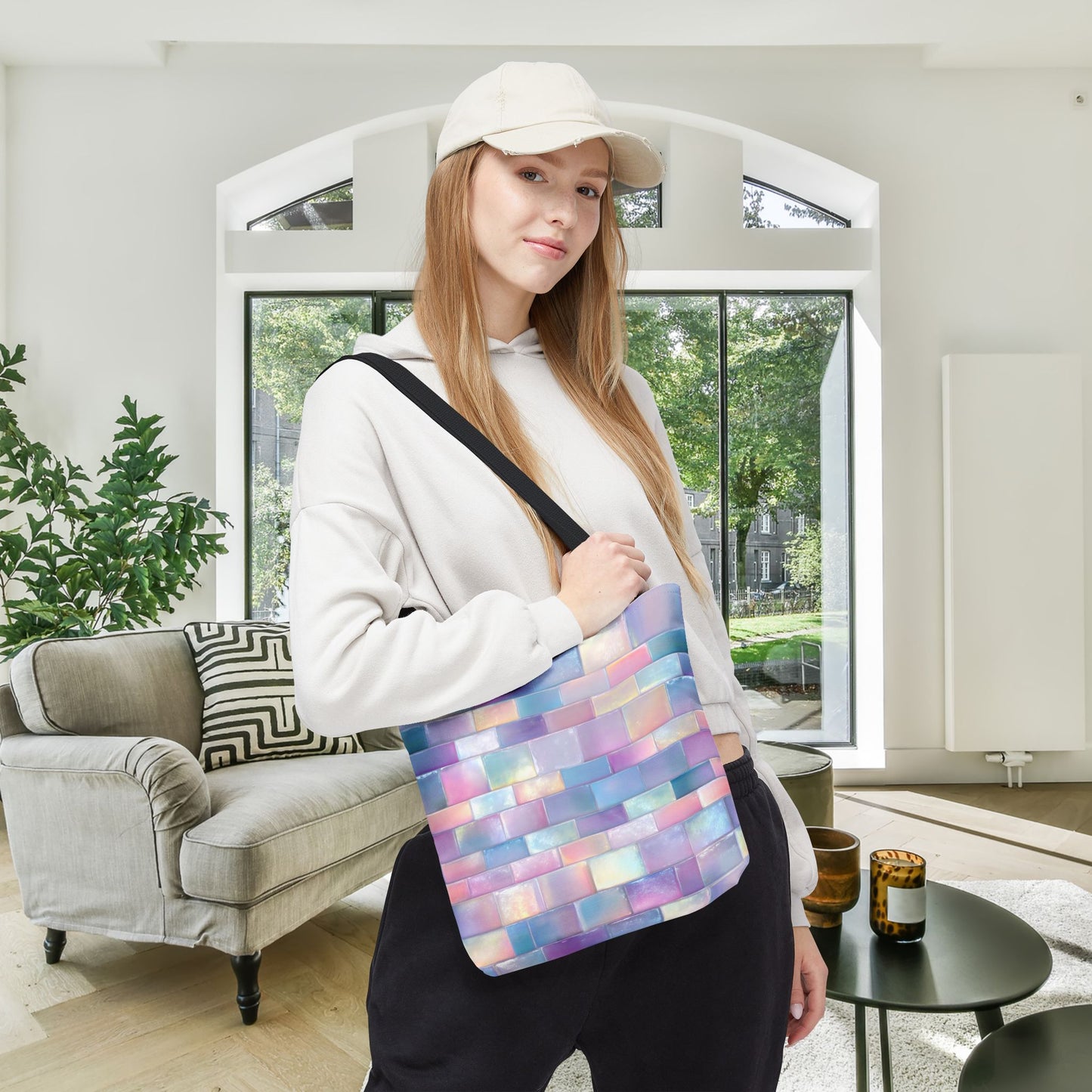 Cloudbound Panels Canvas Tote Bag