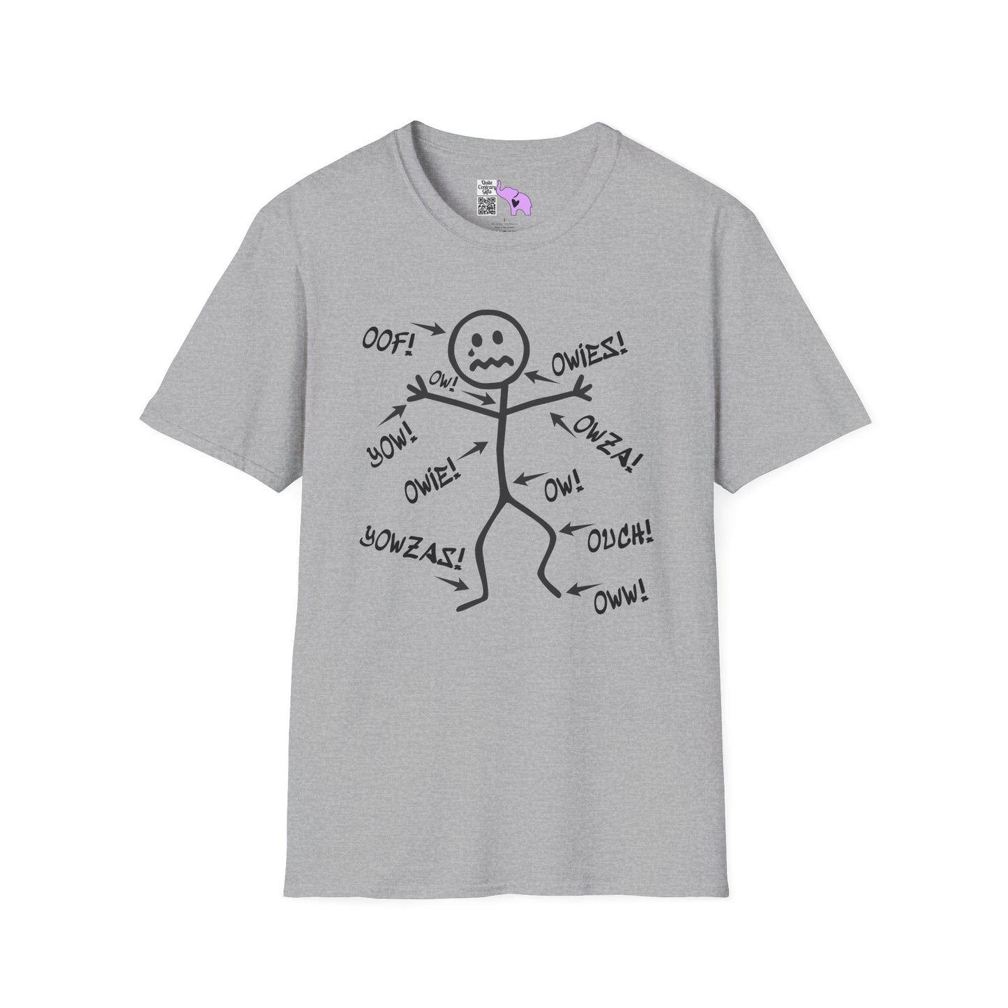 Ow! It All Hurts Adult T-shirt