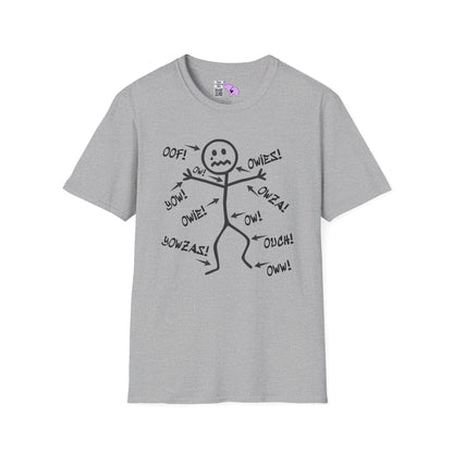 Ow! It All Hurts Adult T-shirt