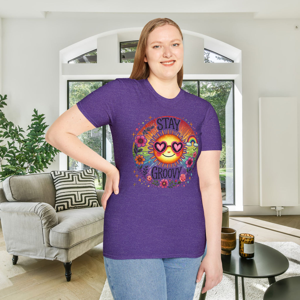 Stay Groovy Adult T-shirt