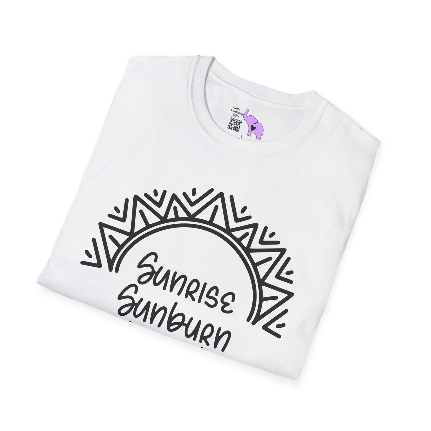 Sunrise Sunburn Sunset Repeat (2) Adult T-shirt