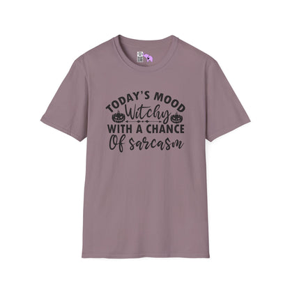 Today's Mood Witchy With A Chance of Sarcasm Adult T-shirt