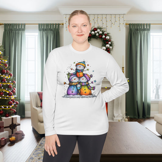 ""The Cozy Snow Crew Adult Long Sleeve Tee