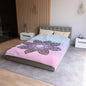 Serene Bloom Microfiber Duvet Cover