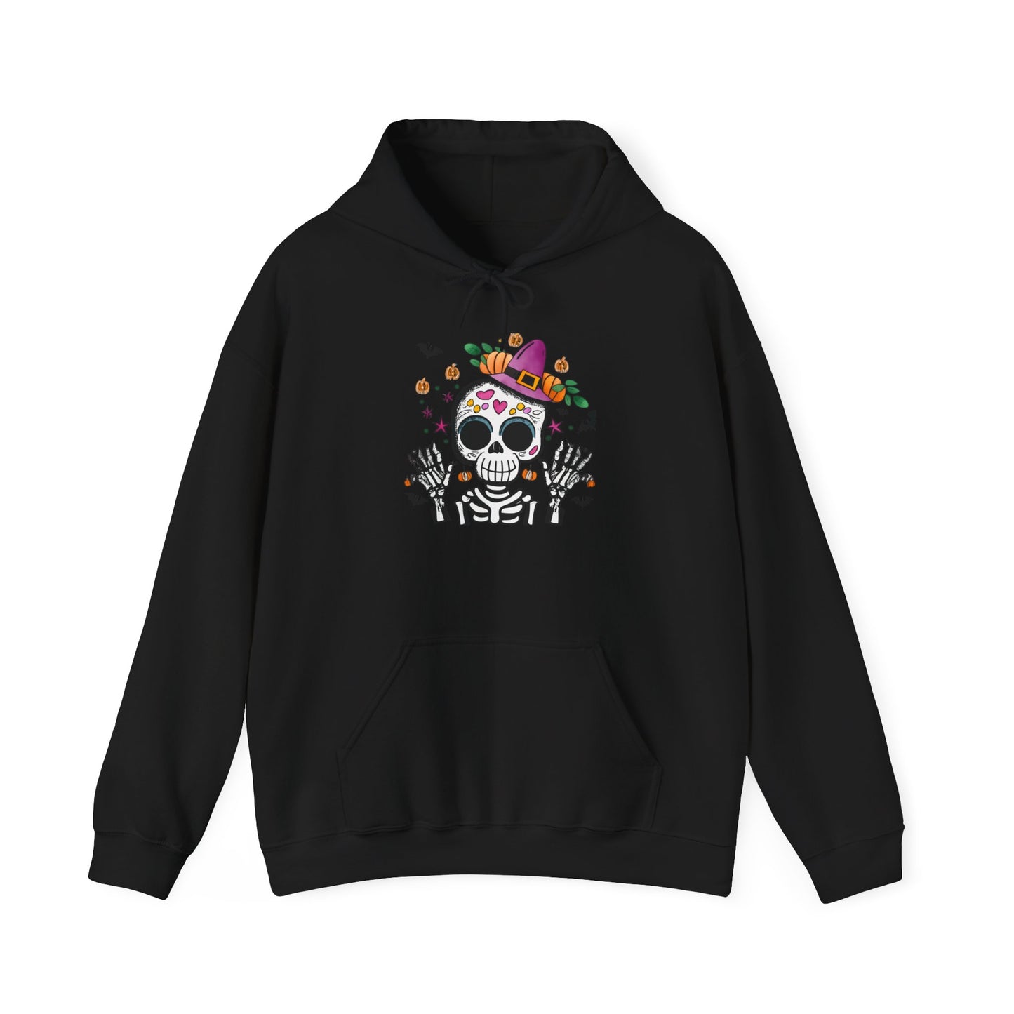 Dios de Muertos Skull Heavy Blend™ Hooded Sweatshirt