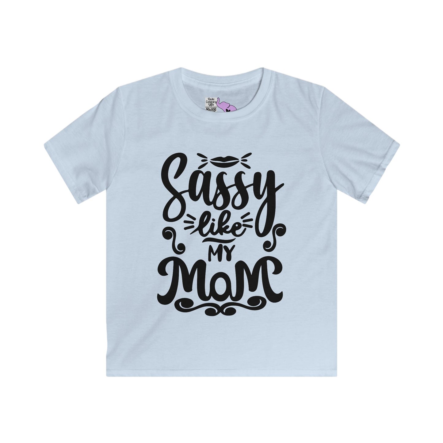 Sassy Like My Mom Youth Softstyle Tee