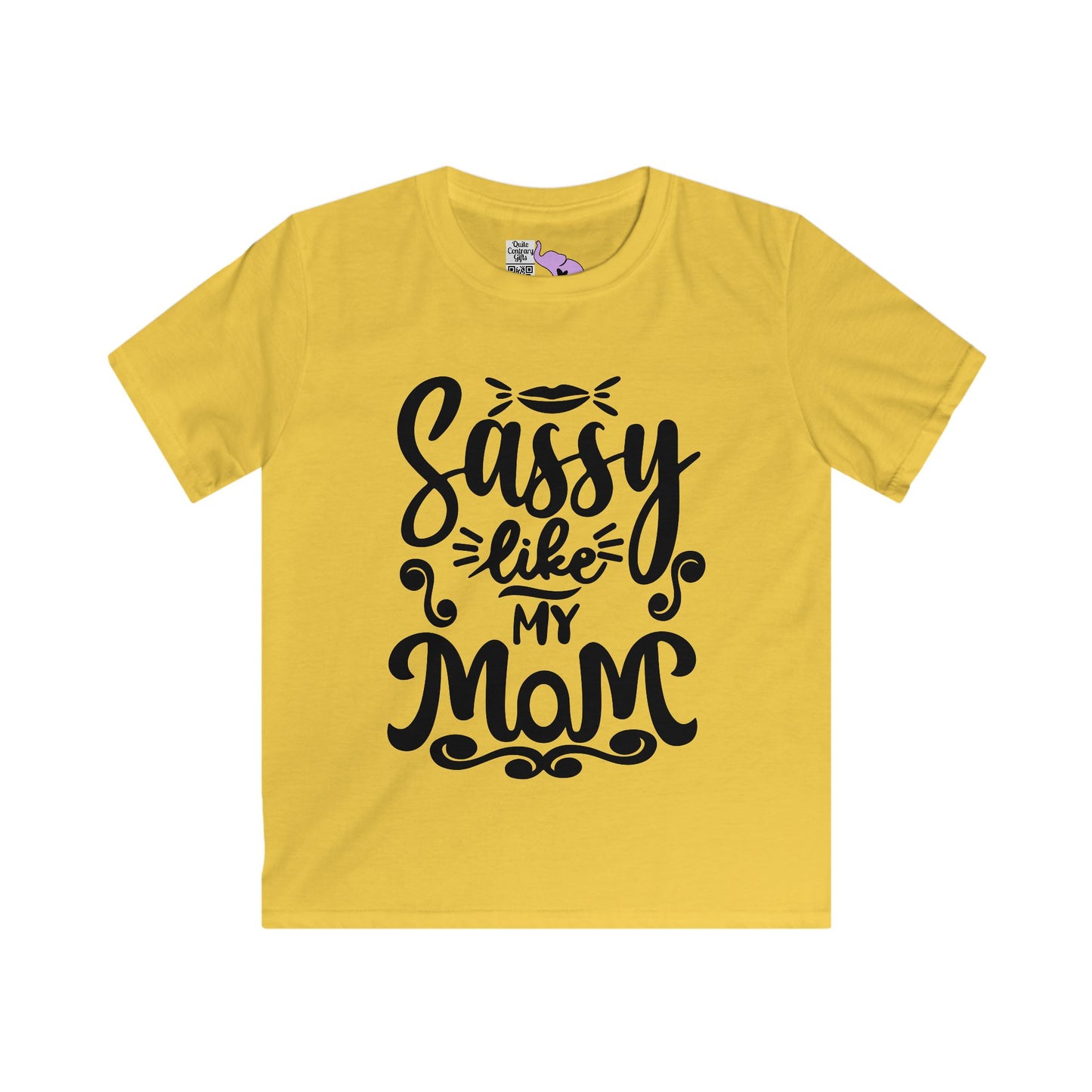 Sassy Like My Mom Youth Softstyle Tee