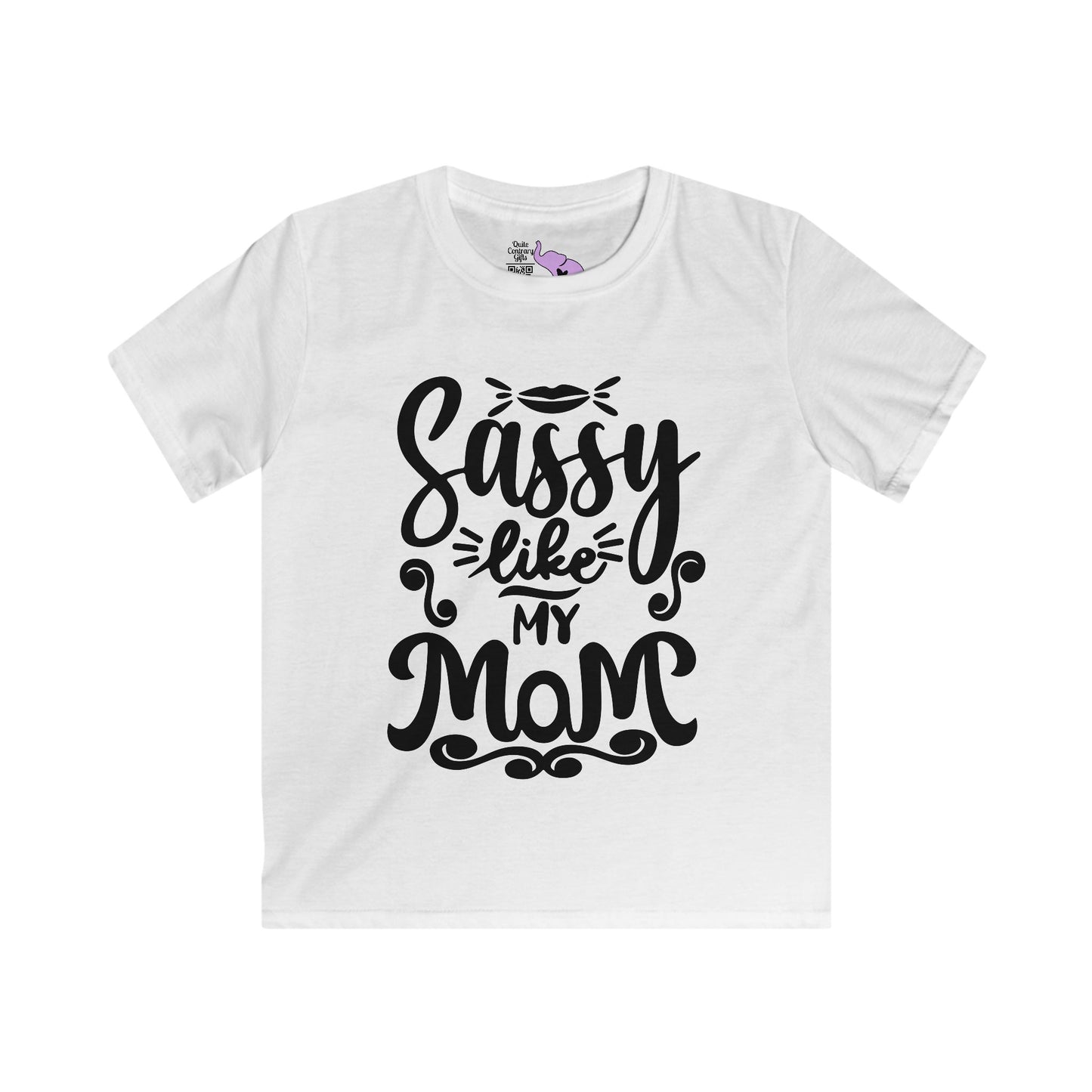Sassy Like My Mom Youth Softstyle Tee