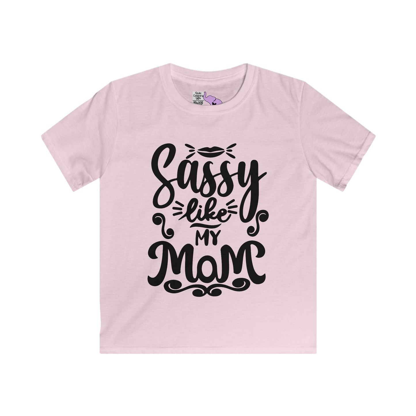 Sassy Like My Mom Youth Softstyle Tee