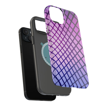 Midnight Mist Mosaic MagSafe® Compatible Tough Case for iPhone