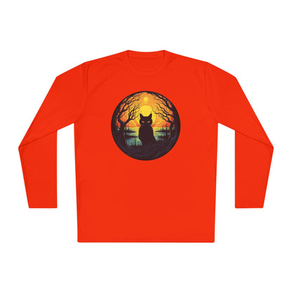 Creepy Black Cats 6 Adult Long Sleeve Tee