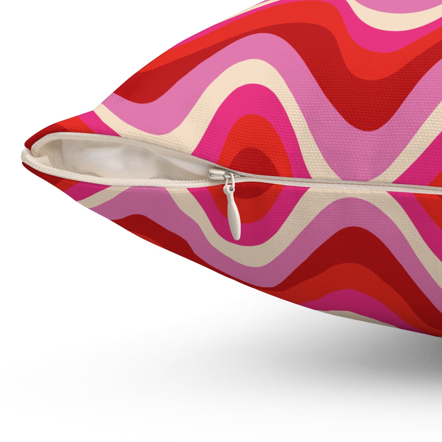 Blush Frequency Throw Pillow