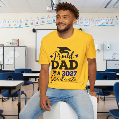 Proud Dad of a 2027 Graduate Adult T-shirt