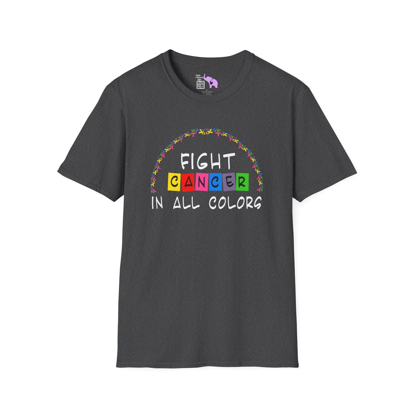 Fight Cancer in All Colors 11 Adult T-shirt