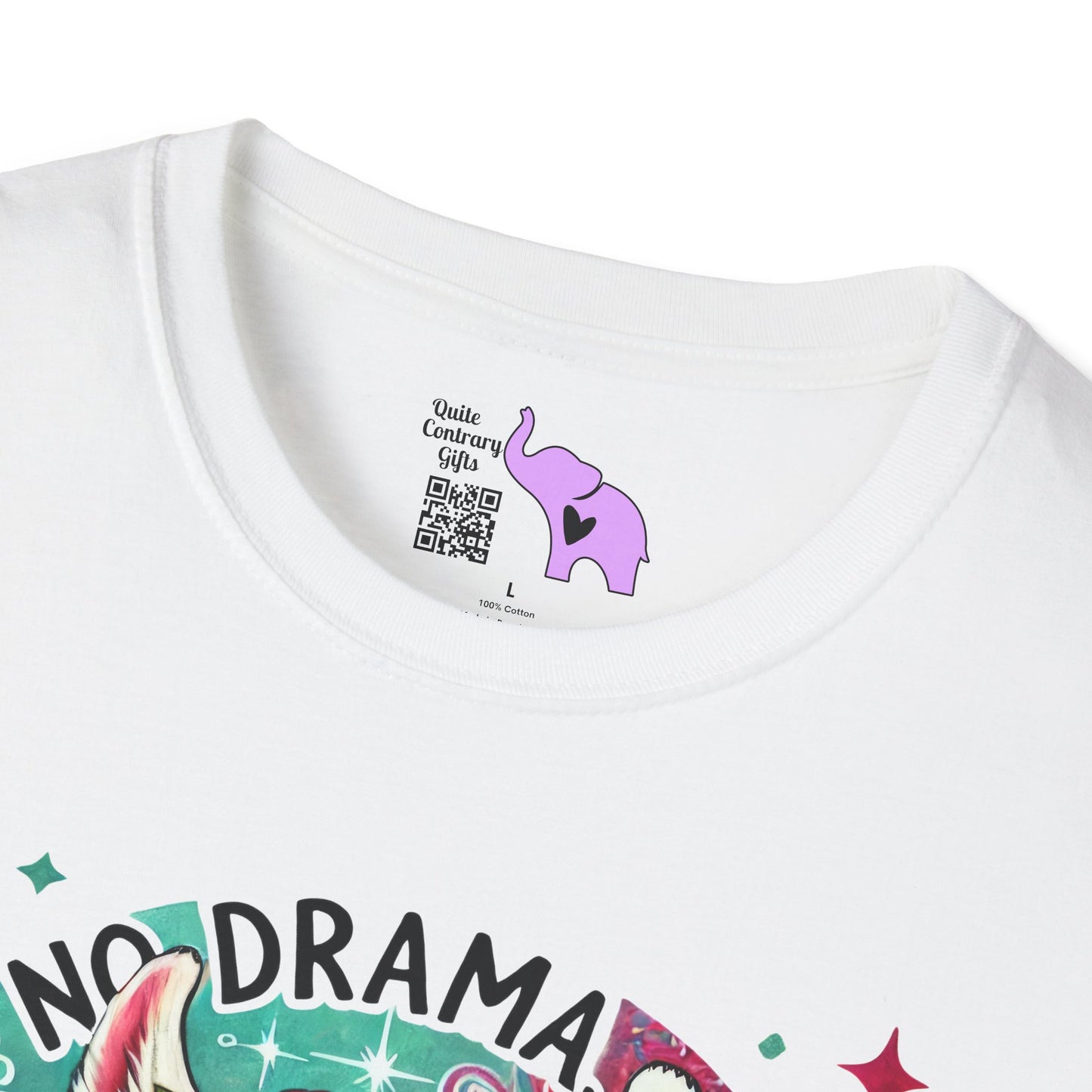 No Drama Just Llama Adult T-shirt
