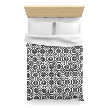 Ornamental Symmetry Microfiber Duvet Cover