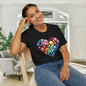Color Pop Heart Adult T-shirt